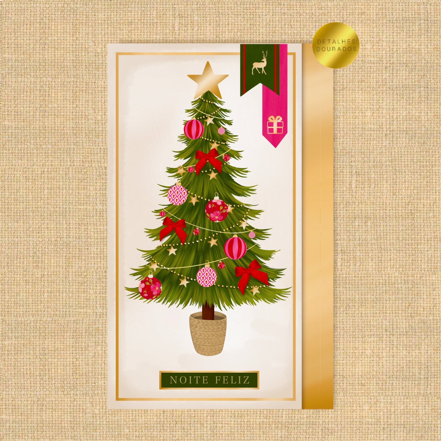 Envelope postal Árvore de Natal