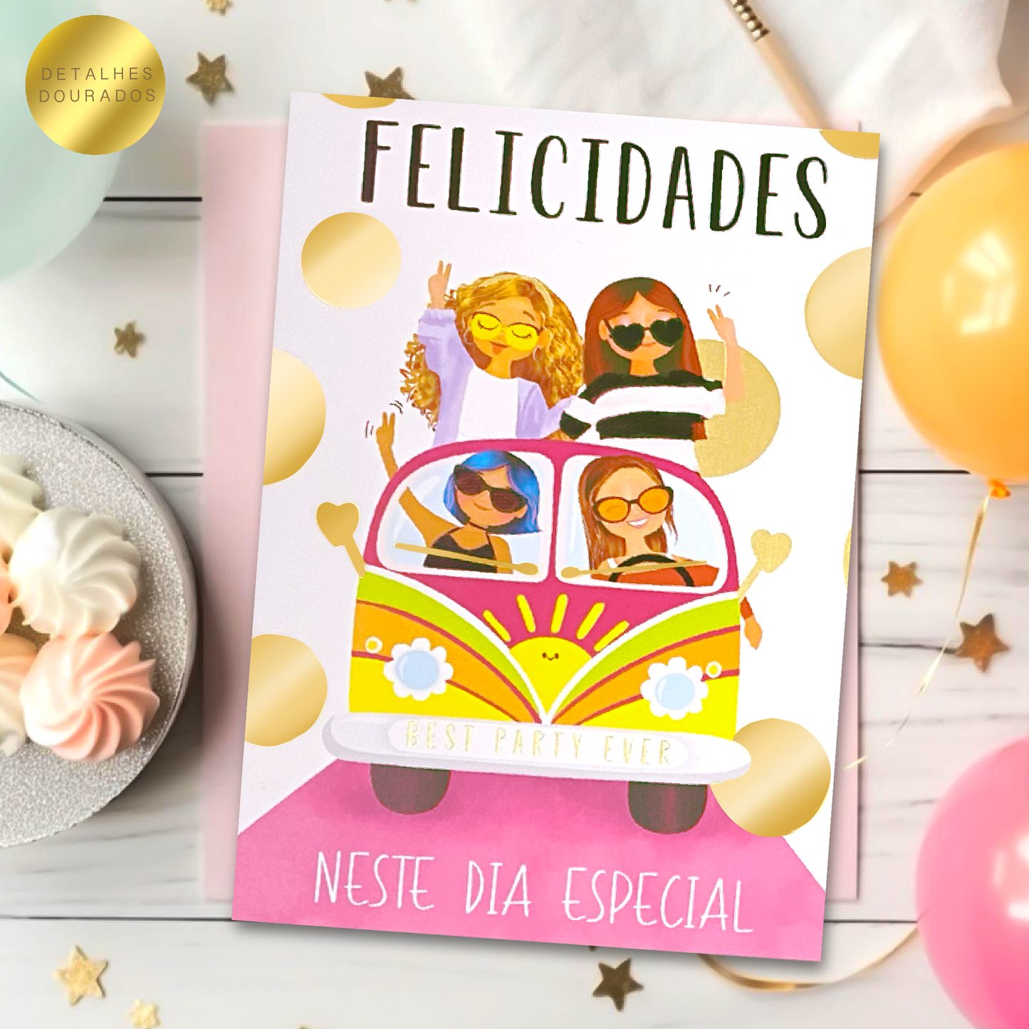 Postal aniversário “FELICIDADES”