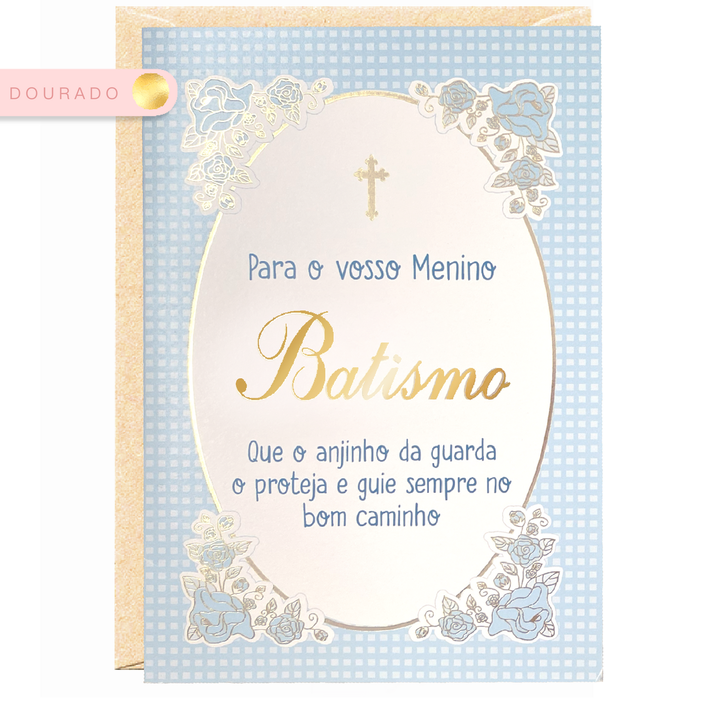 Batismo dourados menino