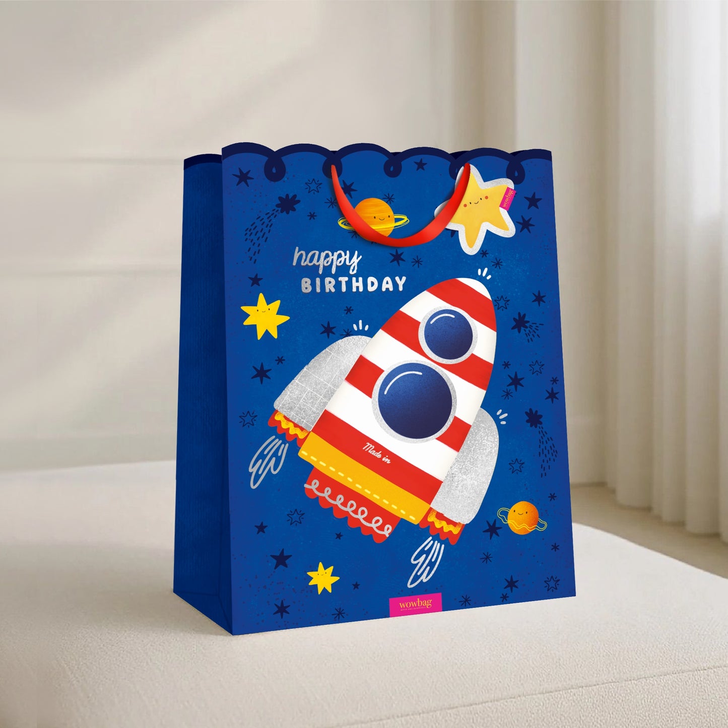 Saco Papel Astronauta