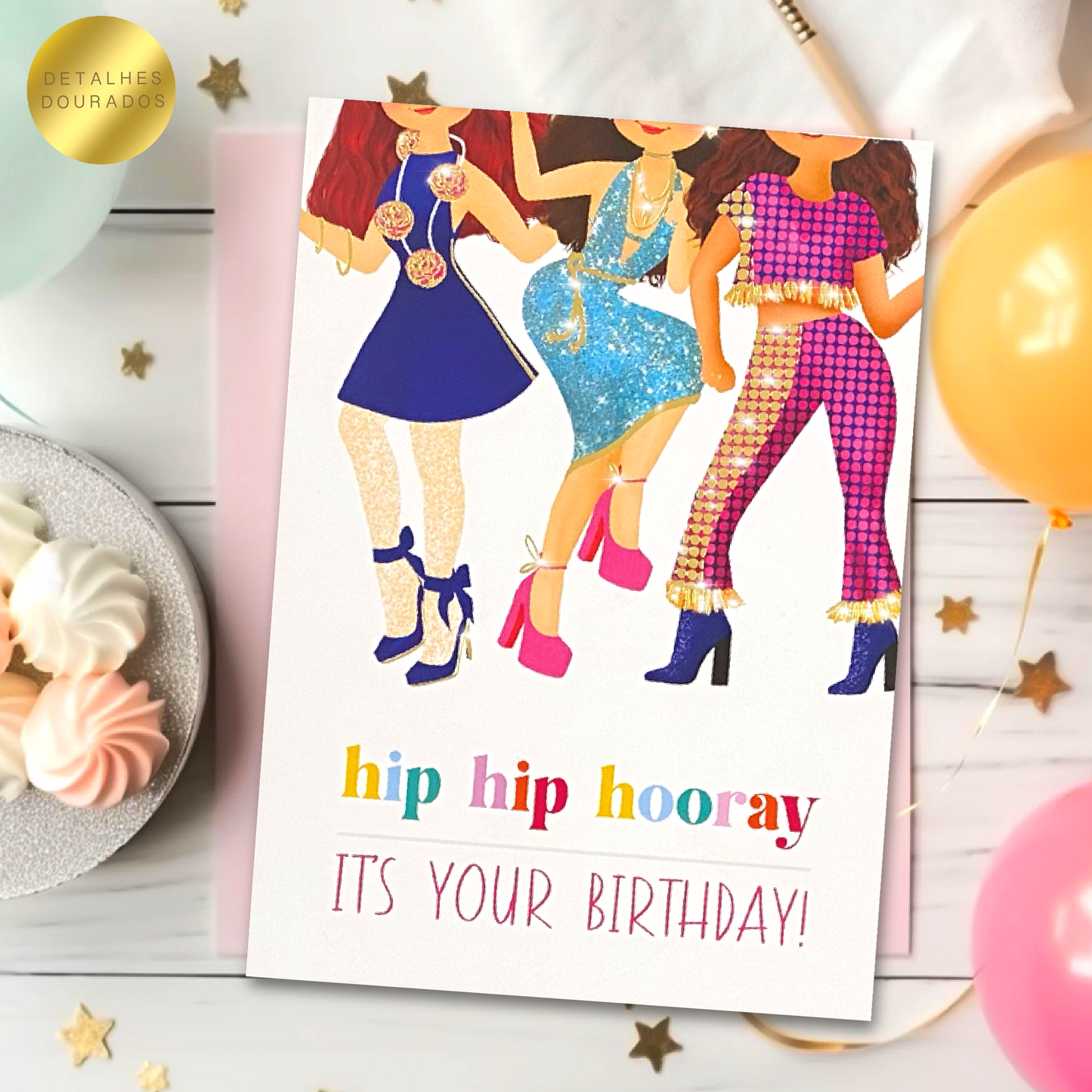 Postal aniversário “HIPHIPHOORAY”