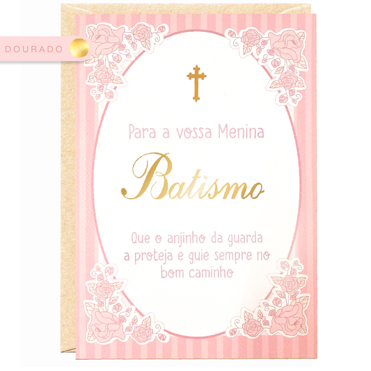 Batismo dourados menina