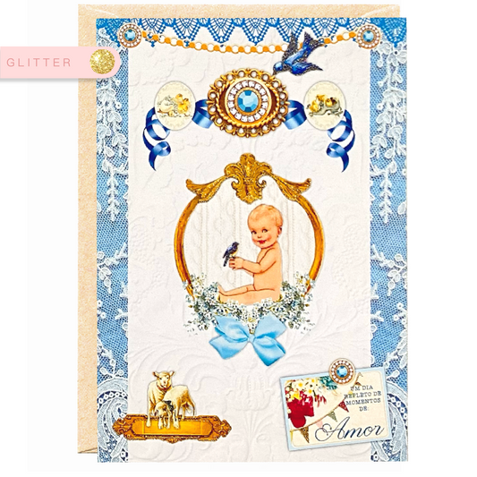 Menina bailarina dourado