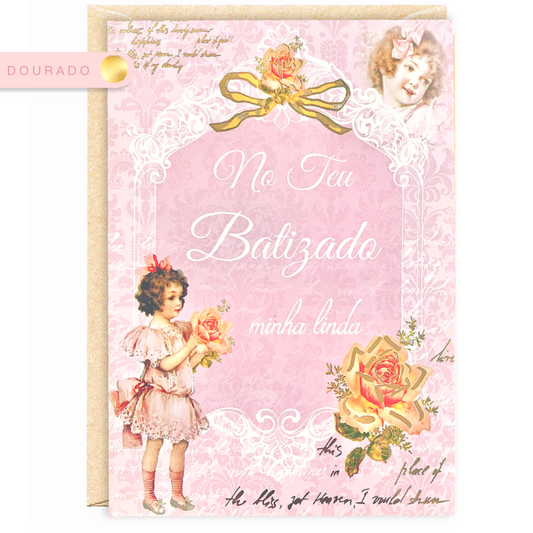 Batizado vintage menina
