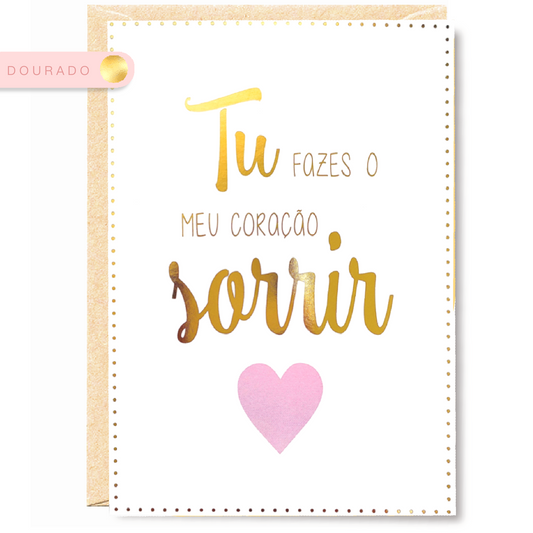 Dourado tu fazes-me sorrir