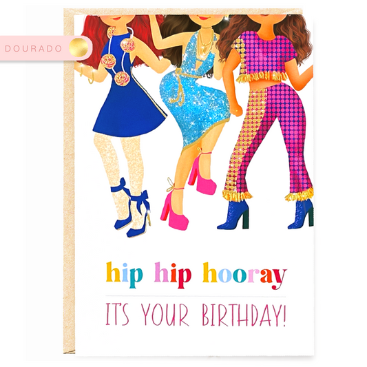 Postal aniversário “HIPHIPHOORAY”