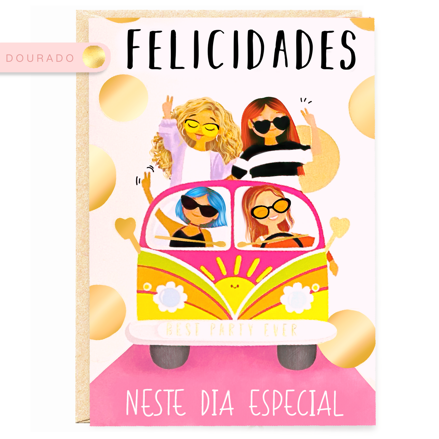 Postal aniversário “FELICIDADES”
