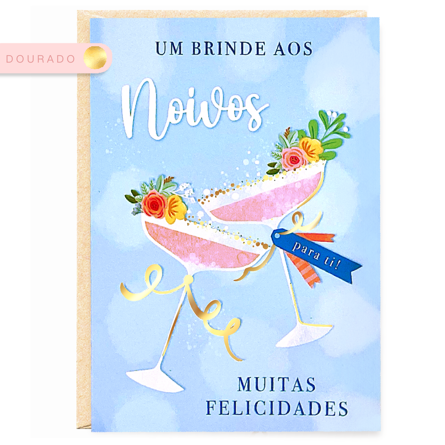 Postal Casamento “BRINDE”