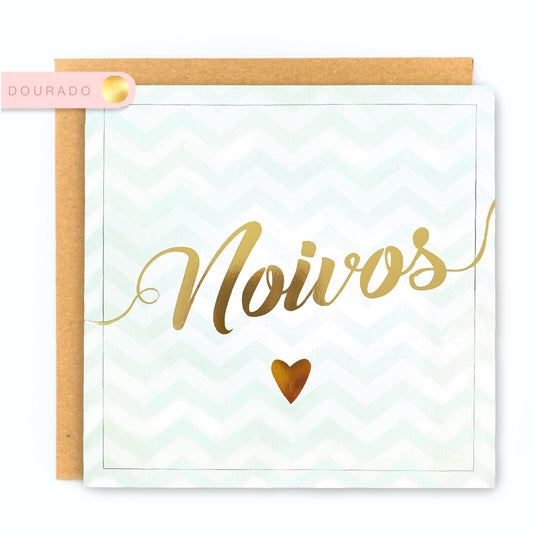 Quadrado Noivos Chevron