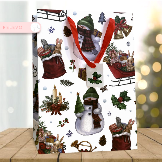 Saco Papel com Alças 31x42x12cm