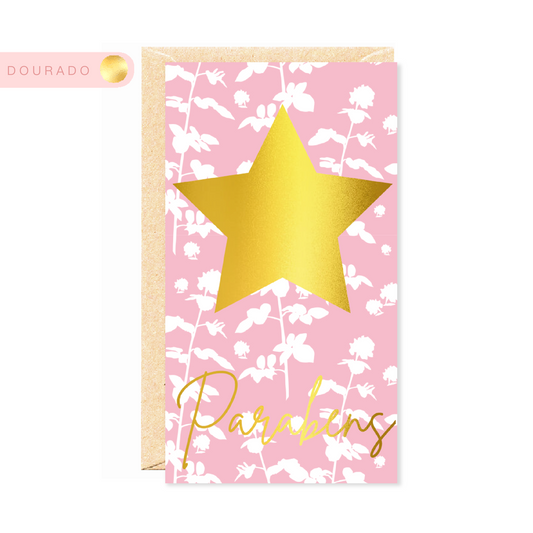 Minicard Pink Star
