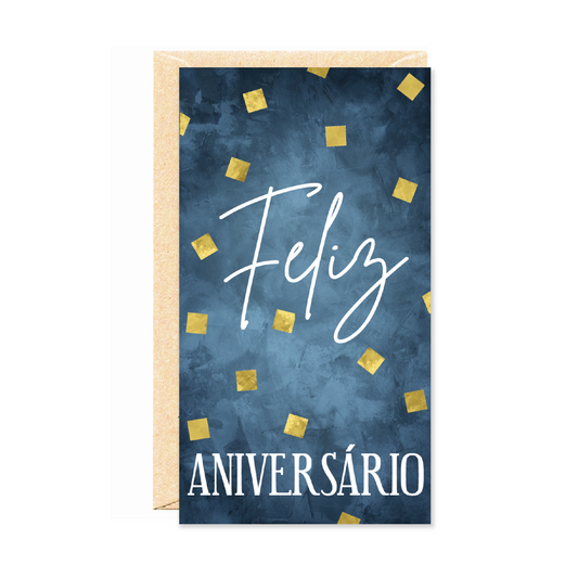 Minicard Blue Birthday